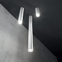 Ideal Lux Ceiling luminaire LOOK, IP20, height 75cm / � 6cm, incl. GU10 7W 3000K, white