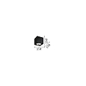 Ideal Lux Downlight MOOD SQUARE QPAR111, 15x15cm, incl. GU10 50W 2700K, pivotable, black