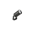 LED floor spot STARLIGHT, IP68, � 5cm, aluminium, lead grey, 5.5W 4000K 550lm, open cable end