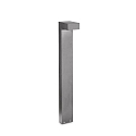 Outdoor floor luminaire SIRIO BIG, IP44, 80cm, 2x G9, aluminium / pyrex glass, grey