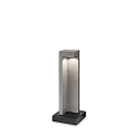 Outdoor LED floor luminaire TITANO SMALL, height 49cm, granite grey resin, 9W 3000K 430lm