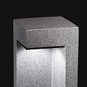 Ideal Lux Outdoor LED floor luminaire TITANO SMALL, height 49cm, granite grey resin, 9W 3000K 430lm