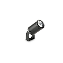 LED floor spot STARLIGHT, IP68, � 5cm, aluminium, lead grey, 5.5W 3000K 500lm, open cable end