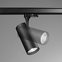 Ideal Lux LED 3-phase Track spot FOX BIG, 25W 3000K 2500lm 35�, black