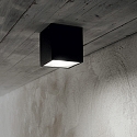Ideal Lux outdoor ceiling luminaire TECHO square GU10 IP54, black