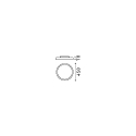 ceiling luminaire FLY 45 round IP20