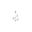 Ideal Lux pendant luminaire LORD adjustable E27 IP20, amber