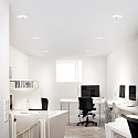 ceiling recessed luminaire OFF 162 round IP20, white