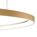 Ideal Lux pendant luminaire GEMINI 810 round, adjustable IP20, brass
