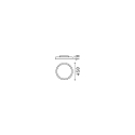 ceiling luminaire FLY 450 round IP20