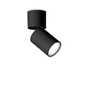 Ideal Lux Ceiling spot TOBY, incl. LED GU10 5W 3000K 480lm, rotatable, tiltable, black