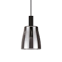 pendant luminaire COCO 1 flame, adjustable IP20, smoky colour