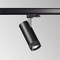 Ideal Lux 3-phase spot EOS 15W ON-OFF cylindrical, adjustable, on/off IP20, black matt 