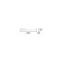 Ideal Lux 3-phase luminaire DISPLAY ACCENT 535 IP20, white