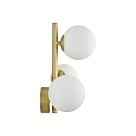 Ideal Lux wall luminaire PERLAGE 3 flames, with switch G9 IP20, brass