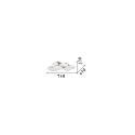 Ideal Lux ceiling luminaire CLOUD 74 IP20, white