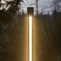 Ideal Lux path light JEDI PT LED 160.5CM square, switchable IP65, black matt 