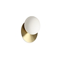 wall luminaire NINFEA AP1 GX53 IP20, brass