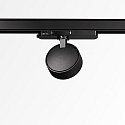 3-phase spot POV TRACK LED round, with adapter LED IP20, black