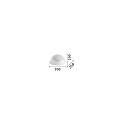 Ideal Lux ceiling luminaire COROLLA 16 IP20, white 