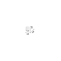 Ideal Lux ceiling luminaire DOT PL LED LED IP20, black