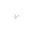 recessed canopy ROUND RECESSED 1-fold, round, white matt