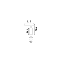 Ideal Lux 3-phase spot FOX 15W MEDIUM / DALI 930 DALI controllable, adjustable IP20, white matt 