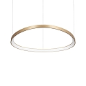 pendant luminaire GEMINI 81 DALI controllable IP20, brushed brass dimmable
