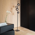 Ideal Lux floor lamp PERLAGE AP4 4 flames G9 IP20, black