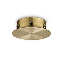 canopy MAGNETICO 6 LUCI round, 6-fold, brass, burnished