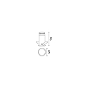 Ideal Lux ceiling recessed luminaire QUARK round IP20, white 