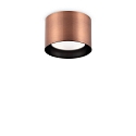 ceiling luminaire SPIKE PL1 ROUND GX53 down, round, rigid GX53 IP20, copper, burnished 