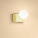 Ideal Lux wall luminaire PENTA G9 IP20, gold dimmable