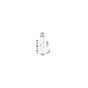 Ideal Lux pendant luminaire EQUINOXE G4 IP20, chrome 
