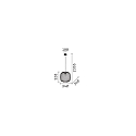 pendant luminaire NET 3 E27 IP20, white dimmable