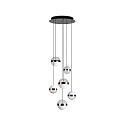 pendant luminaire GALAXY  IP20, copper, brass, nickel 
