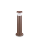 bollard lamp TORRE 60 E27 IP65, coffee brown dimmable