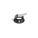 recessed housing ZEUS round, black
