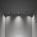 recessed housing ZEUS round, black