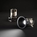 recessed housing ZEUS round, black
