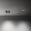 Ideal Lux recessed housing ZEUS square, white