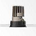 recessed housing ZEUS round, black