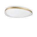 ceiling luminaire GEMINI 81 on/off IP20, brushed brass 