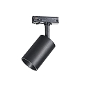 3-phase spot BYTE GU10 IP20, black 