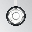 Ideal Lux 3-phase spot FOX 25W BIG / ON-OFF 927 adjustable, switchable IP20, white matt 