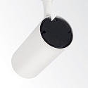 Ideal Lux 3-phase spot FOX 25W BIG / ON-OFF 927 adjustable, switchable IP20, white matt 