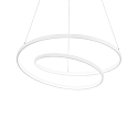 pendant luminaire OZ D80 ON-OFF round, on/off IP20, white matt 
