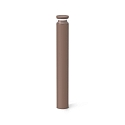 bollard lamp BOEING H100 cylindrical, switchable, with diffuser IP65, mat, coffee brown 