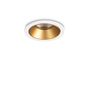 ceiling recessed luminaire GAME TRIM ROUND 58MM round, rigid, UGR < 19, switchable IP40/IP20, gold, white 