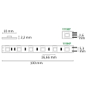 ISOLED LED SIL840-Flex strip, 24V, 14.4W, IP20, neutral white